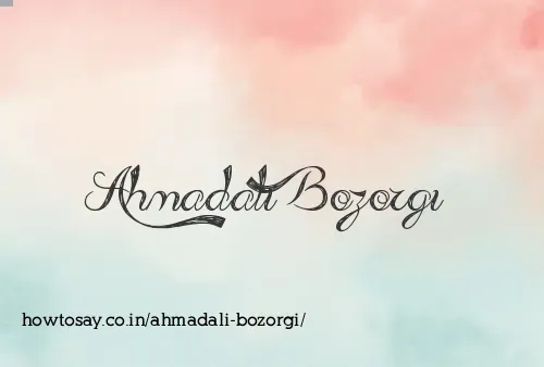 Ahmadali Bozorgi