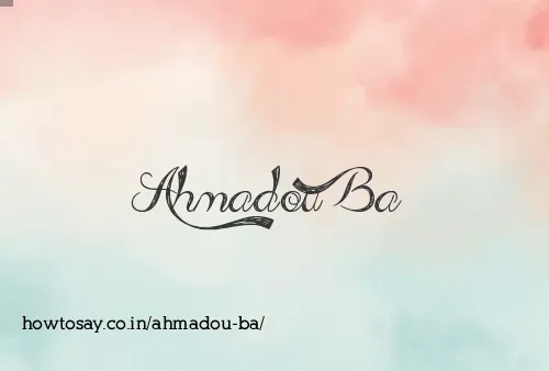 Ahmadou Ba