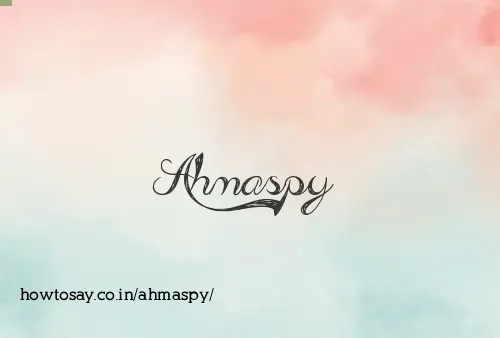 Ahmaspy