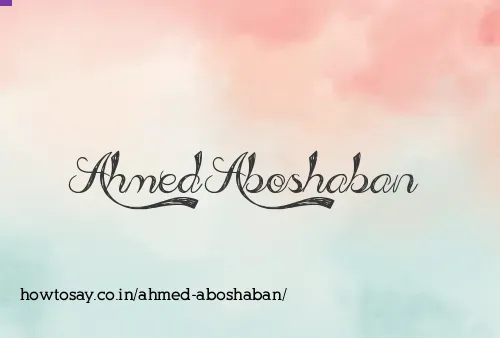 Ahmed Aboshaban
