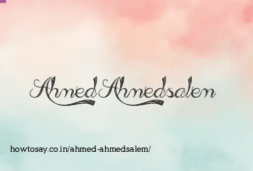 Ahmed Ahmedsalem