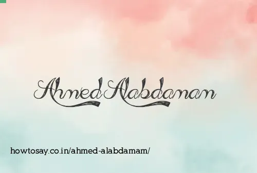 Ahmed Alabdamam