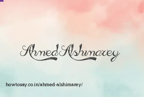 Ahmed Alshimarey