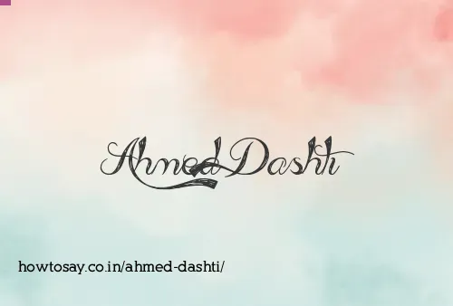 Ahmed Dashti