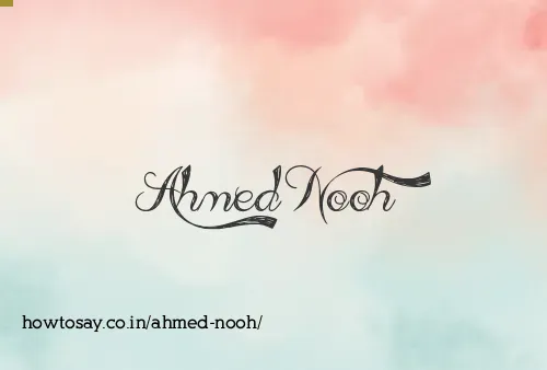 Ahmed Nooh