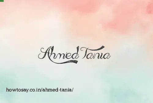Ahmed Tania