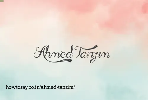 Ahmed Tanzim