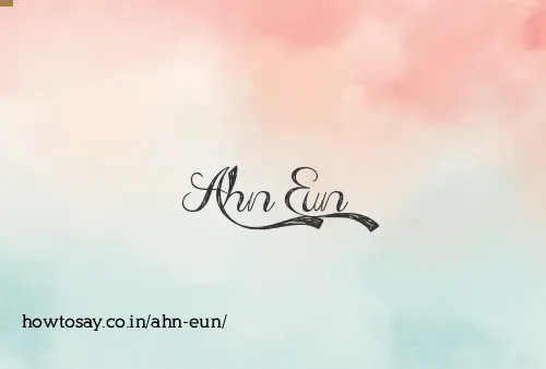 Ahn Eun
