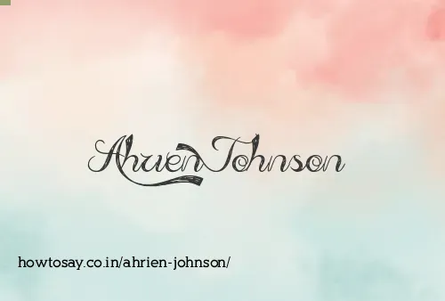Ahrien Johnson