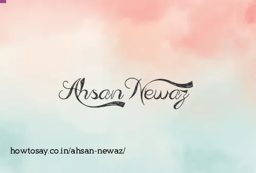 Ahsan Newaz