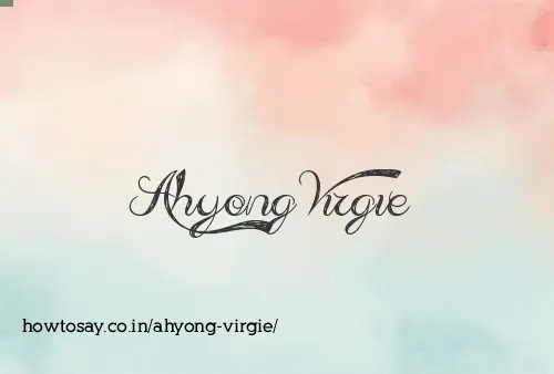 Ahyong Virgie