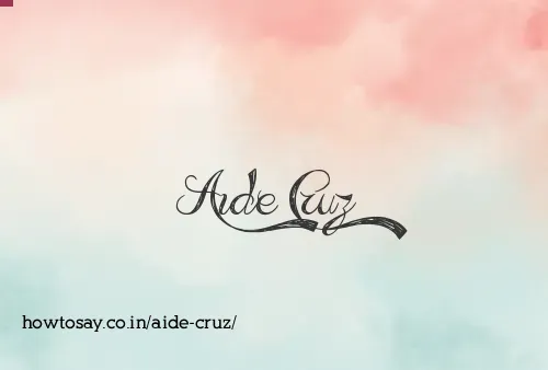 Aide Cruz