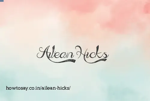 Ailean Hicks