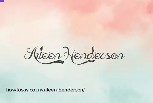 Aileen Henderson