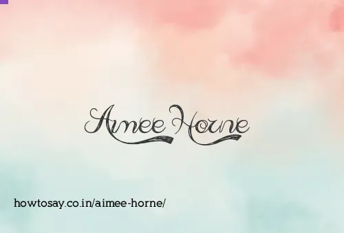 Aimee Horne