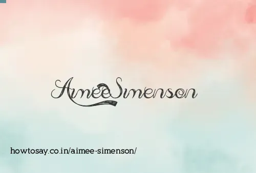 Aimee Simenson