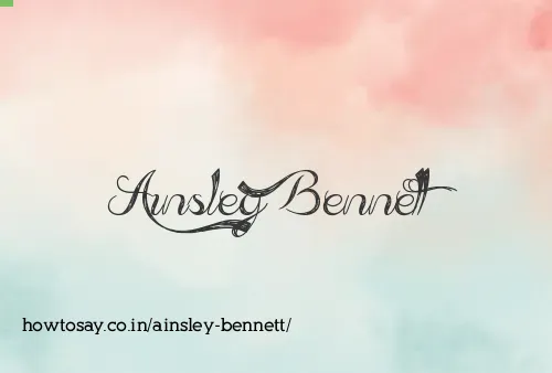 Ainsley Bennett