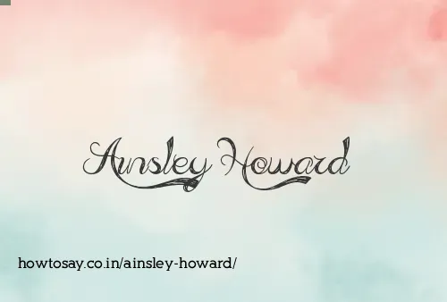 Ainsley Howard