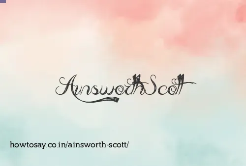 Ainsworth Scott