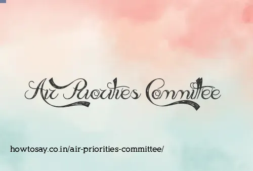 Air Priorities Committee