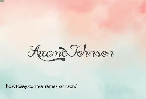 Airame Johnson