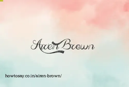 Airen Brown