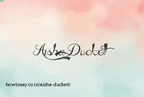 Aisha Duckett