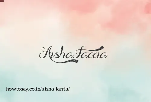 Aisha Farria