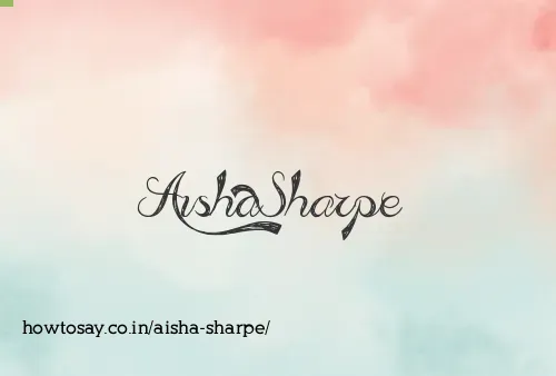Aisha Sharpe