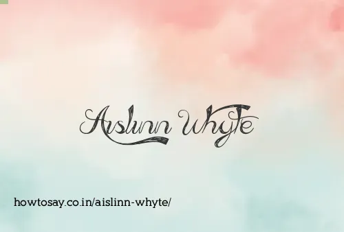 Aislinn Whyte