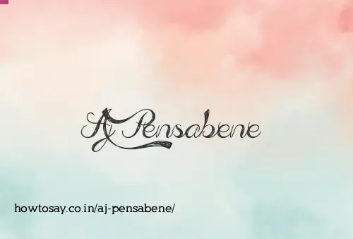 Aj Pensabene