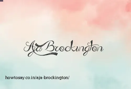 Aja Brockington