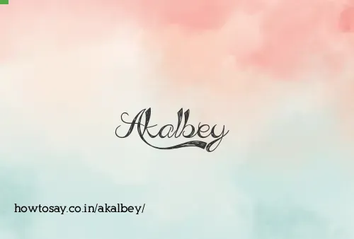 Akalbey