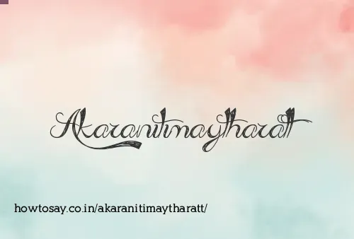 Akaranitimaytharatt
