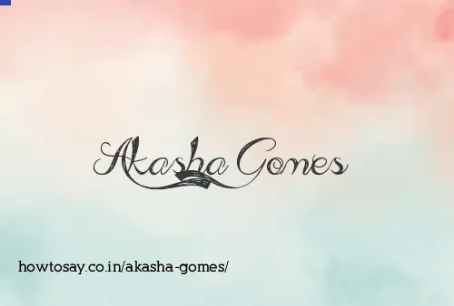 Akasha Gomes