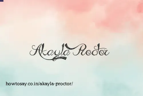 Akayla Proctor