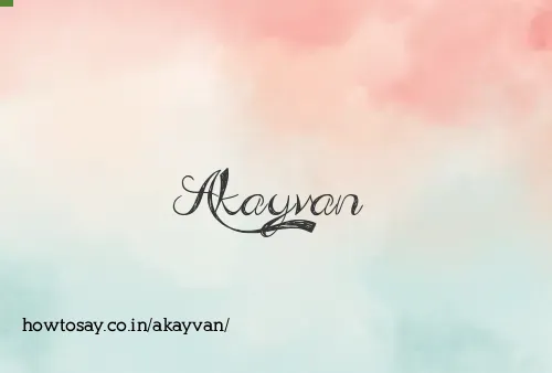 Akayvan