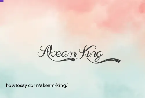 Akeam King