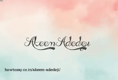 Akeem Adedeji