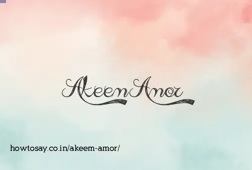 Akeem Amor