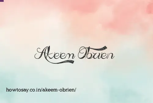 Akeem Obrien