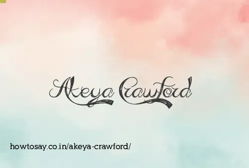 Akeya Crawford