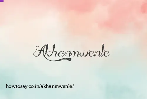 Akhanmwenle