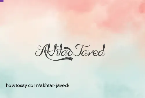 Akhtar Javed