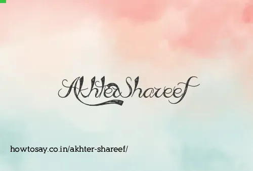 Akhter Shareef