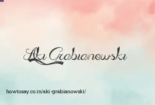 Aki Grabianowski