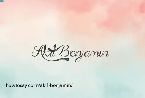 Akil Benjamin