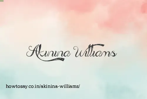 Akinina Williams