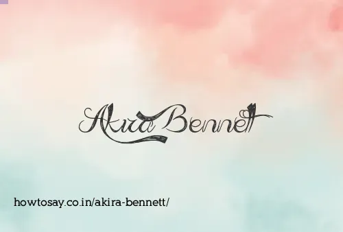 Akira Bennett