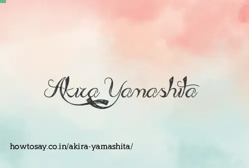 Akira Yamashita